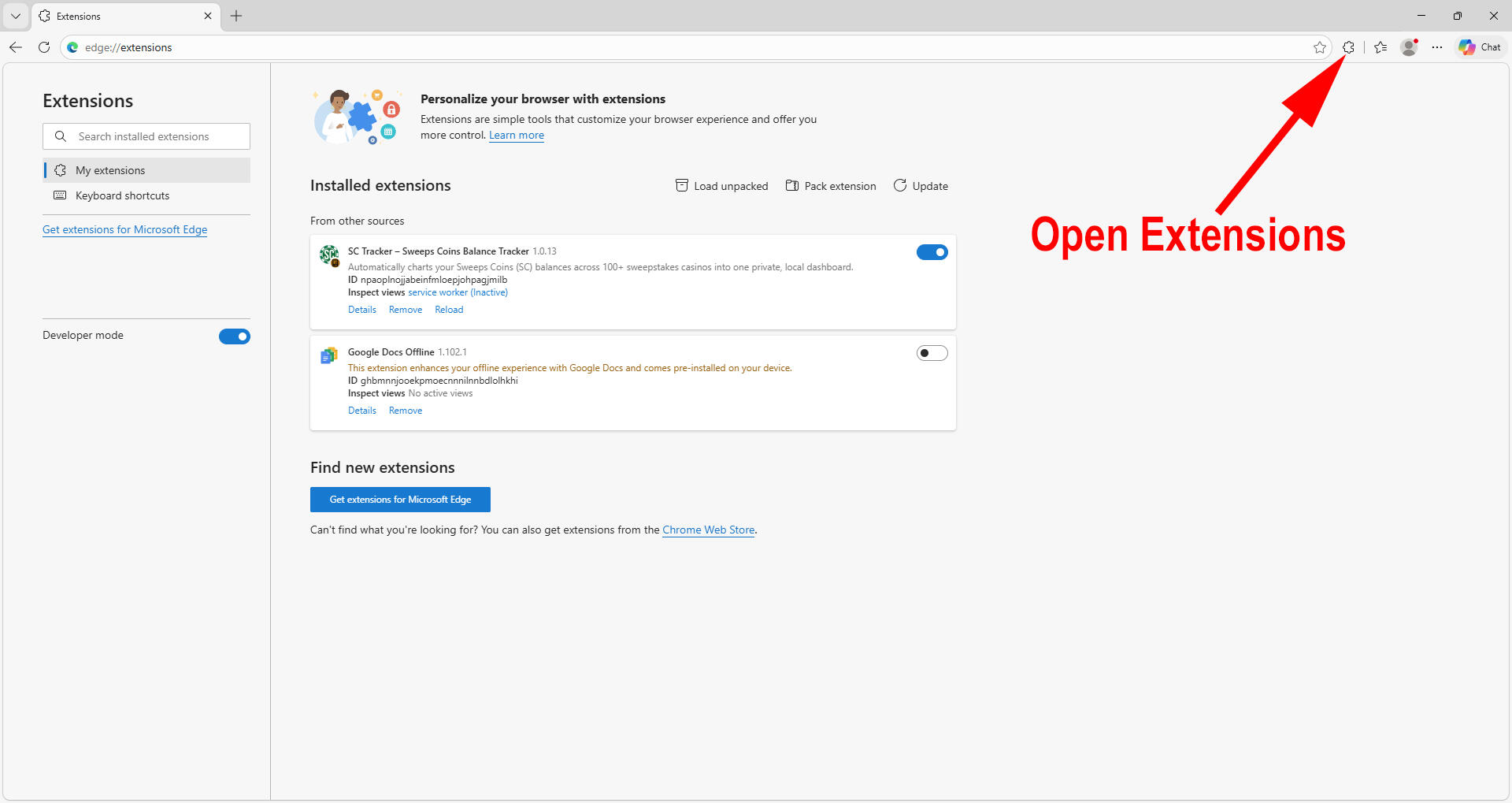 Sweeps Coins Balance Tracker